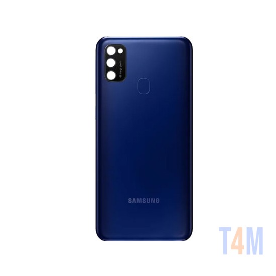 TAPA TRASERA CON LENTE SAMSUNG GALAXY M21/M215 AZUL